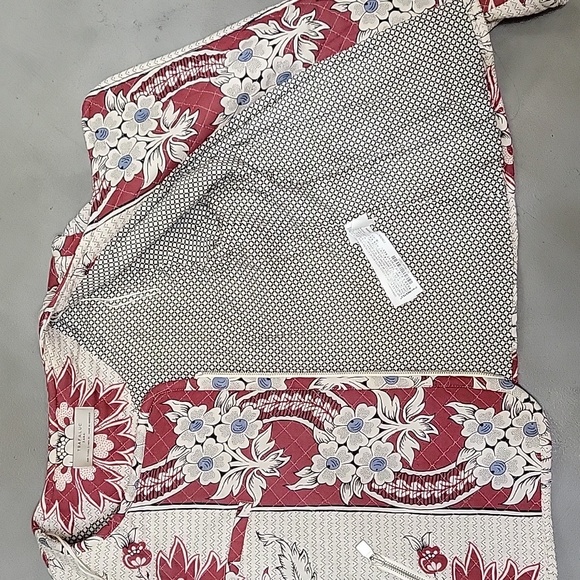 Zara TRF Quilted Floral Moto Jacket [Size Small] - Picture 8 of 12